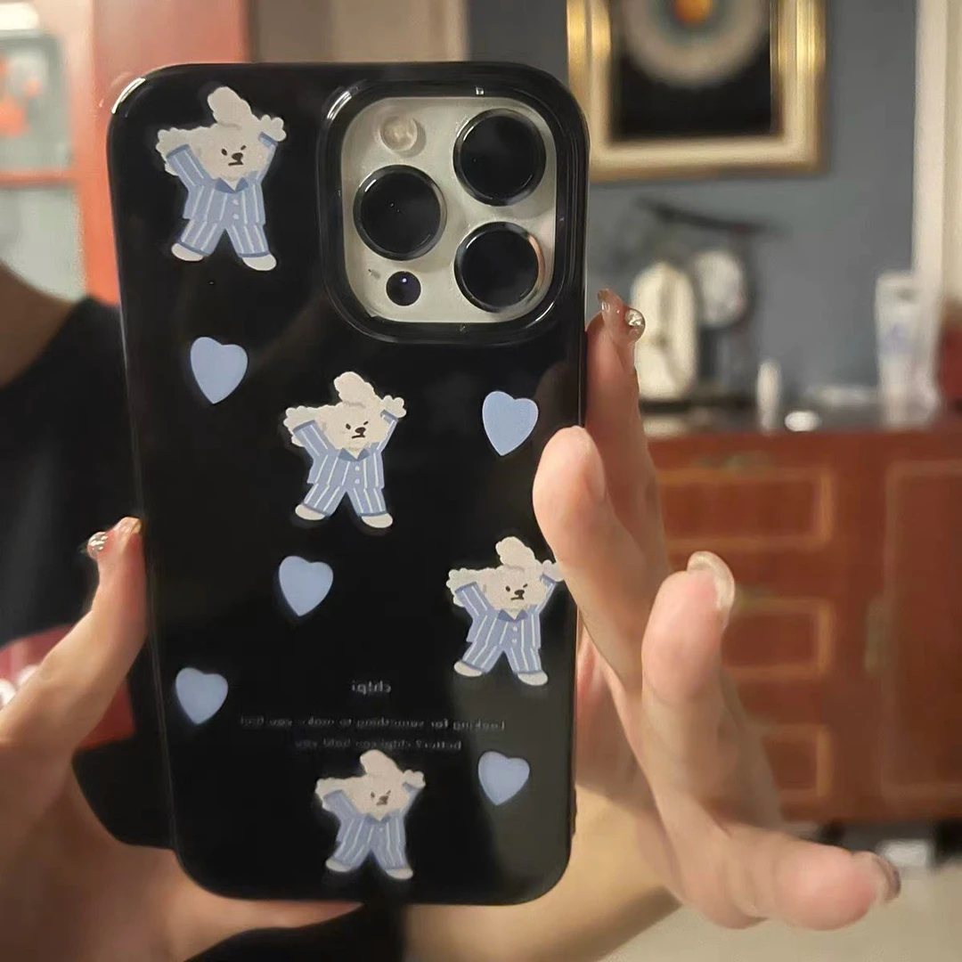 ins苹果13pro华为mate50小米vivooppo手机壳少女全包边荣耀90软壳