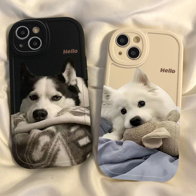 创意卡通苹果15/14/13promax手机壳12全包华为/vivo/小米/oppo女