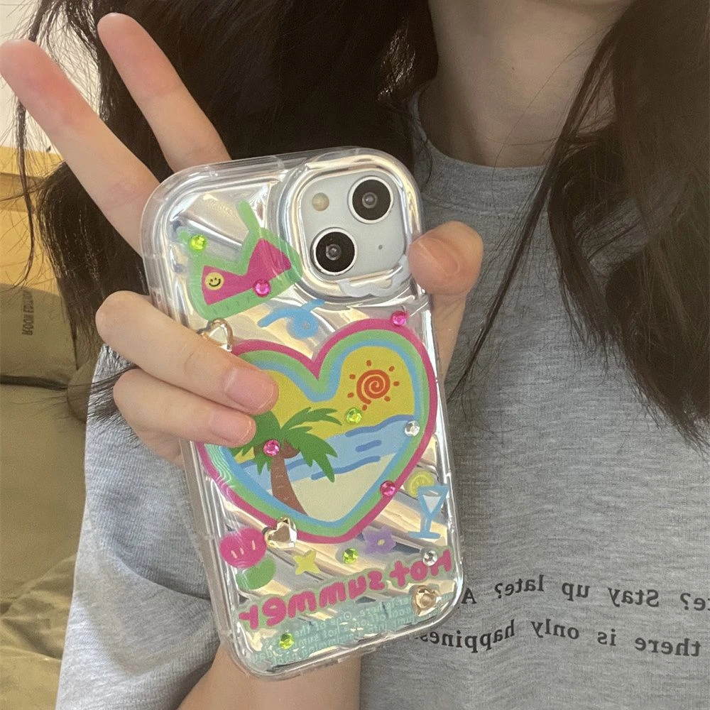 网红同款苹果华为vivo小米oppo手机壳iphone15/13/14软壳透明硅胶