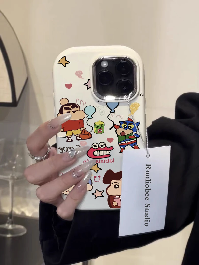 新款苹果iphone15软壳OPPO荣耀华为小米vivo奶油手机壳个性创意女