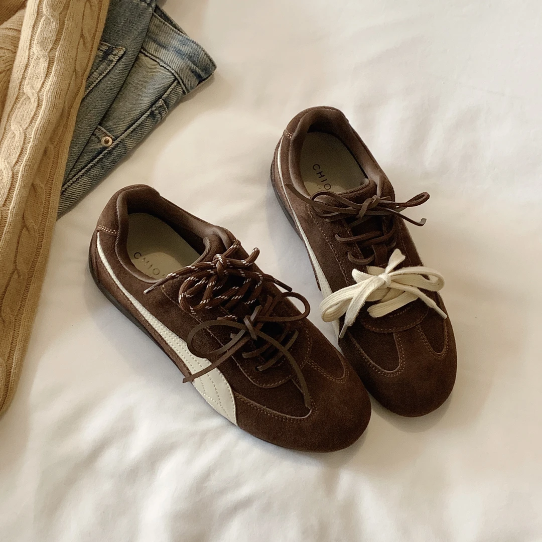 南风Chio2nd 休闲鞋女2024时尚气质美拉德运动鞋