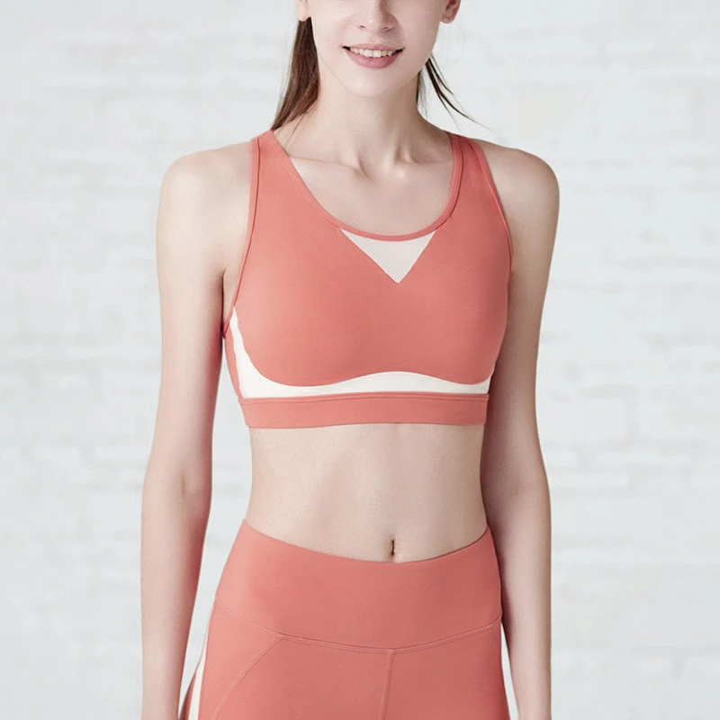 s179运动内衣女防震聚拢背心式美背跑步大胸防下垂瑜伽文胸健身