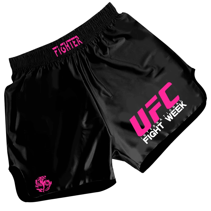 2023毒液搏击裤UFC短裤拳击泰拳裤子格斗散打裤衩训练服MMA服定制