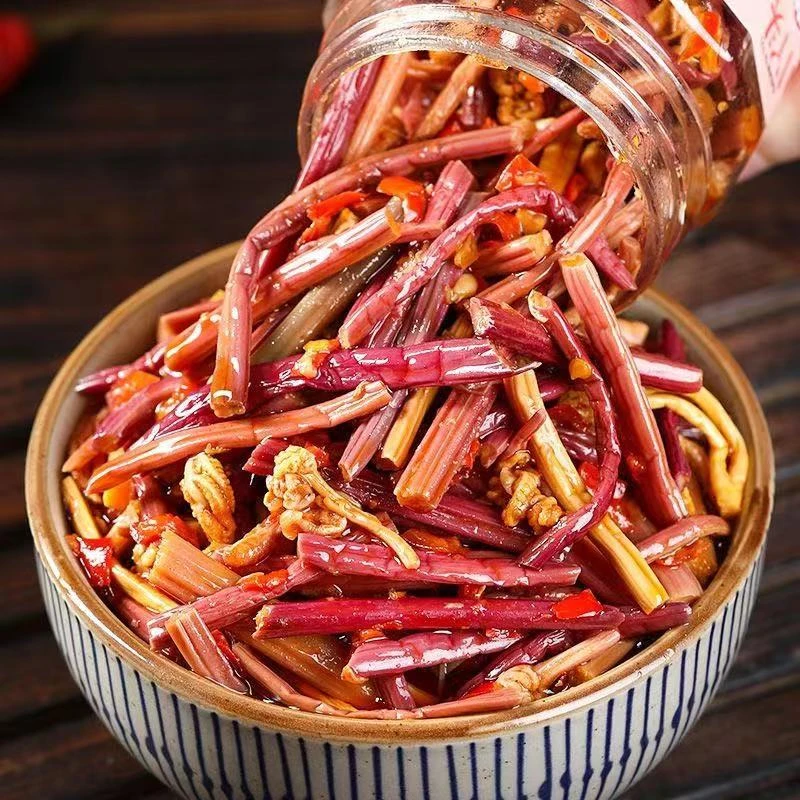 香辣蕨菜即食下饭菜拌饭酱香辣清爽鲜嫩佐餐下饭咸菜腌菜湖南特产