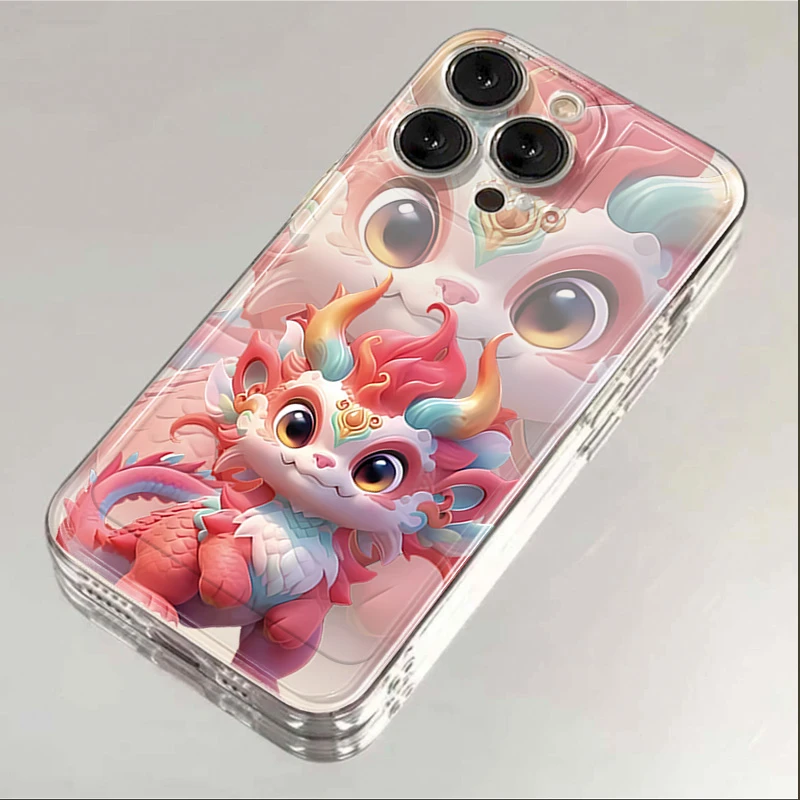 小麒麟iPhone15ProMax手机壳苹果14PRO透明13硅胶12 11全包xsxr