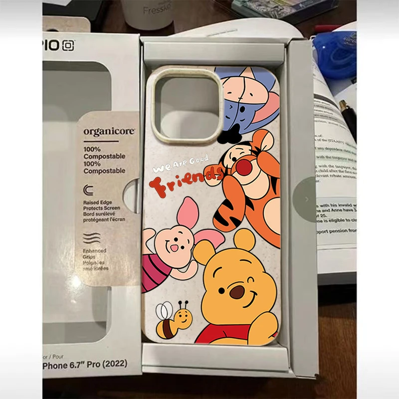 卡通迪士尼iPhone15_14Promax手机壳高级13_12软硅胶11防摔新xsxr