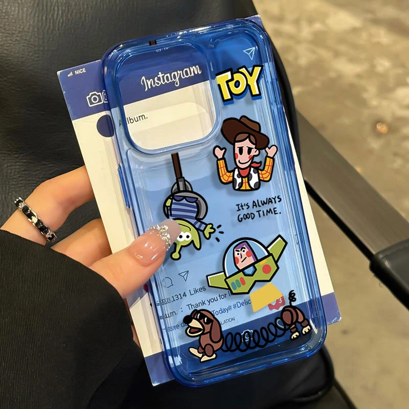 玩具总动员适用iphone15 14promax苹果11手机壳13软胶12防摔8卡通