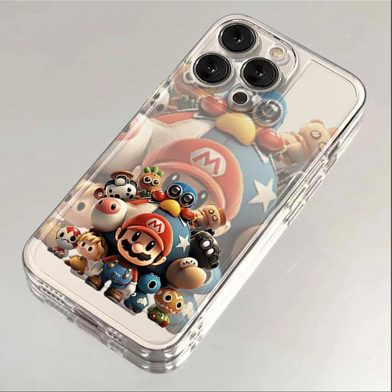 马里奥苹果15手机壳iphone14promax高级13硅胶12透明11全包XSXR