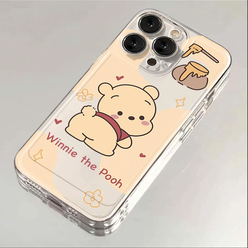 维尼熊iPhone15ProMax手机壳苹果14PRO透明13硅胶12 11全包xsxr
