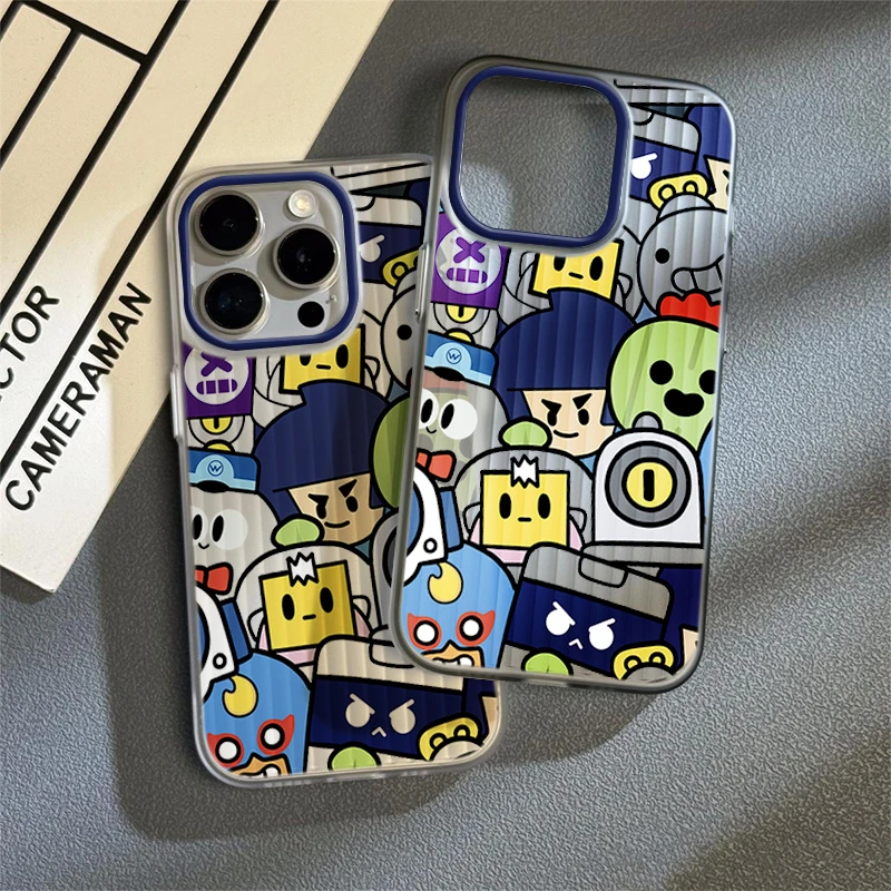 卡通小人适用苹果16手机壳iPhone15Promax硅胶14pro男女13/12软11
