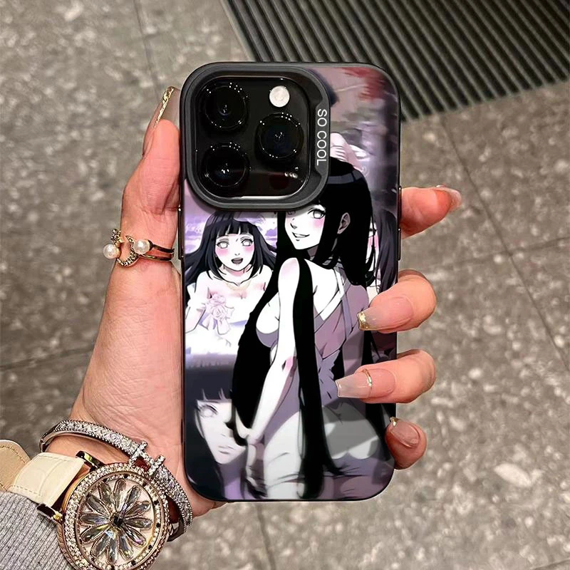 火影忍者雏田适用苹果16/15手机壳iphone14Promax13软胶12防摔11x