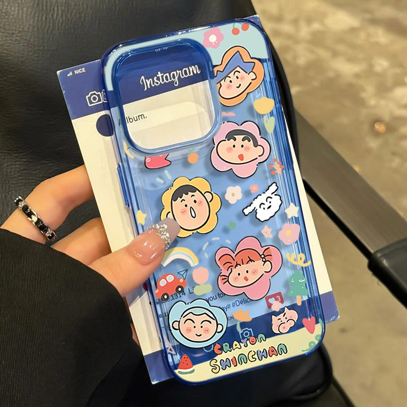 小新家族适用iphone16/15/14promax苹果11手机壳13软胶12防摔卡通