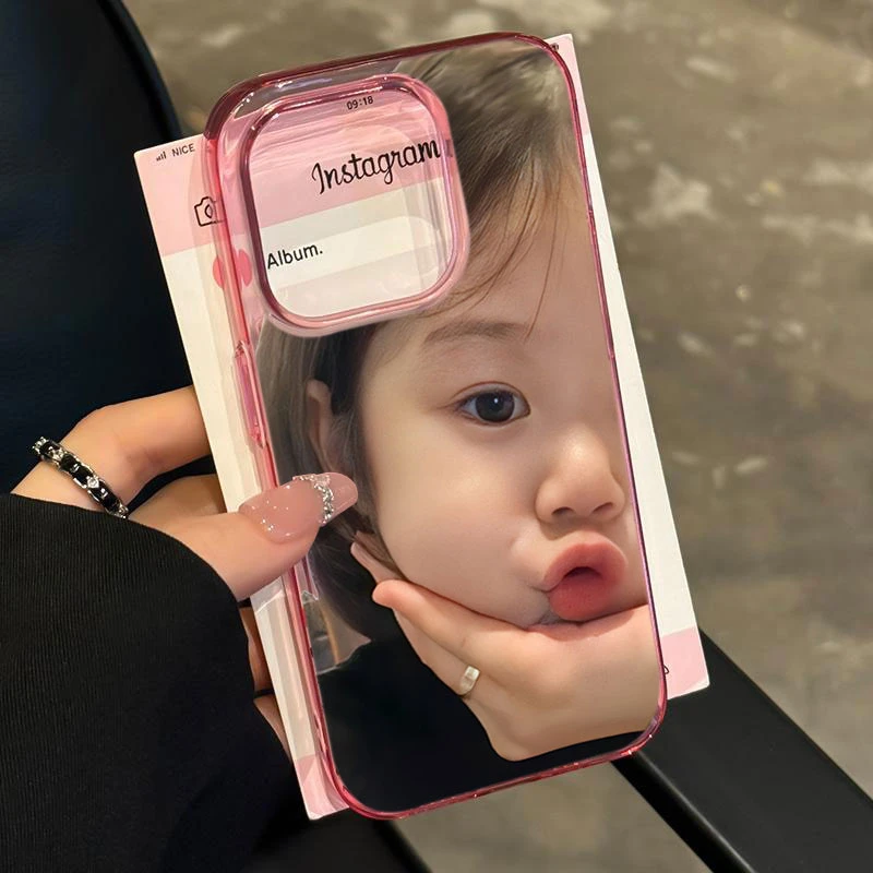 嘟嘴女孩ins风适用iphone15 14promax苹果11手机壳13软胶12防摔XM