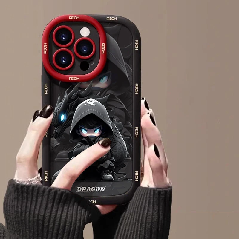 龙年龙辰少年苹果13promax手机壳iPhone15全包14高级12软壳11女款