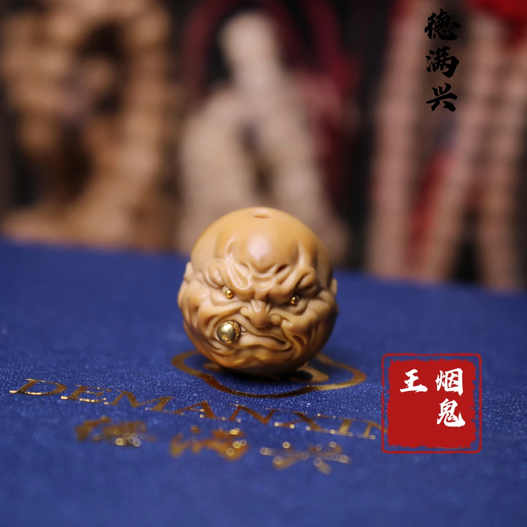 猴头核桃手工雕刻单籽恶僧烟鬼王