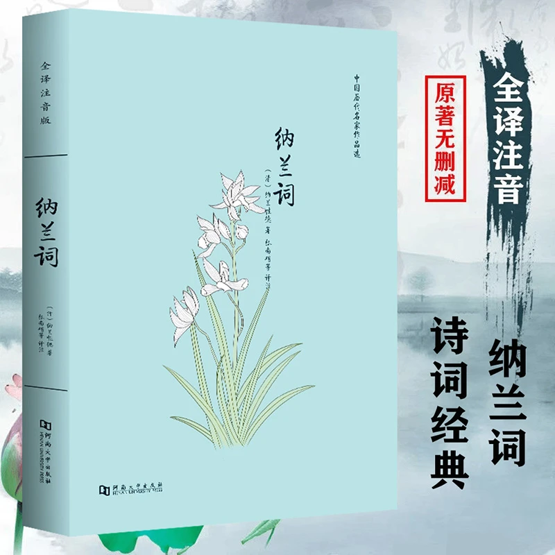 全注音大字版 纳兰词 纳兰性德诗词全集注音题解注释译文赏析汇评