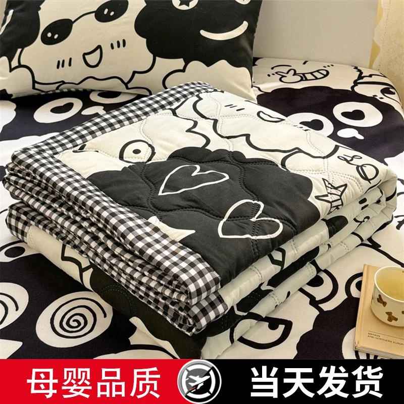 空调被夏凉被夏季可机洗夏被学生宿舍单人被子薄款可水洗2024新款