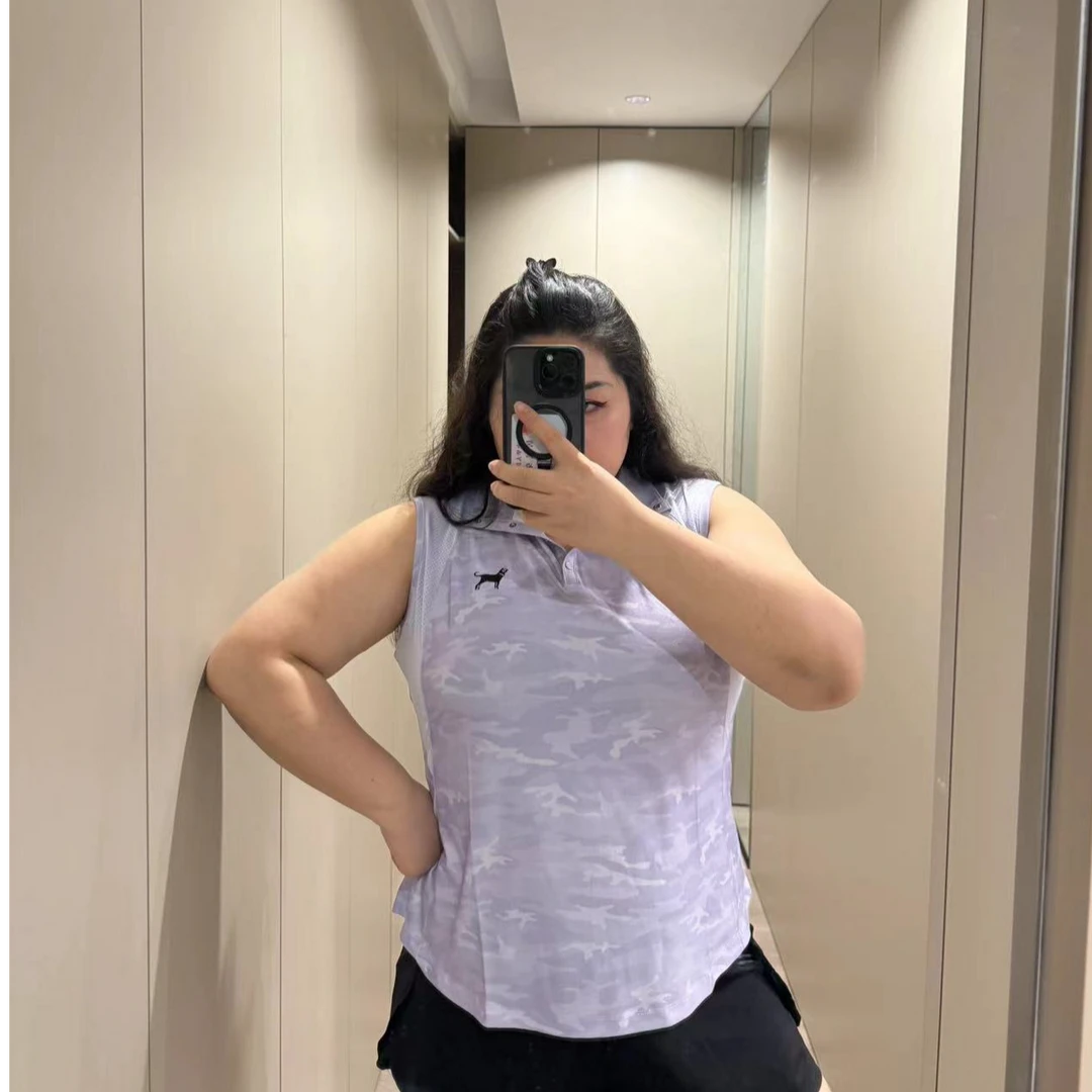 大码夏季重工刺绣POLO女士短袖