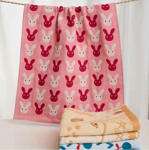 雅赞【毛巾】纯棉纱布儿童小毛巾成人大毛巾浴巾吸水柔软不掉色