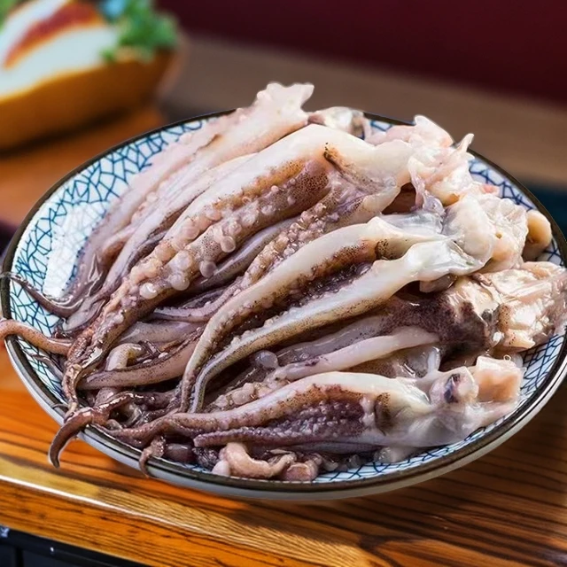 新鲜冷冻速冻食用鱿鱼须二本足生鲜铁板烧烤鲜嫩嚼劲400g到手五包