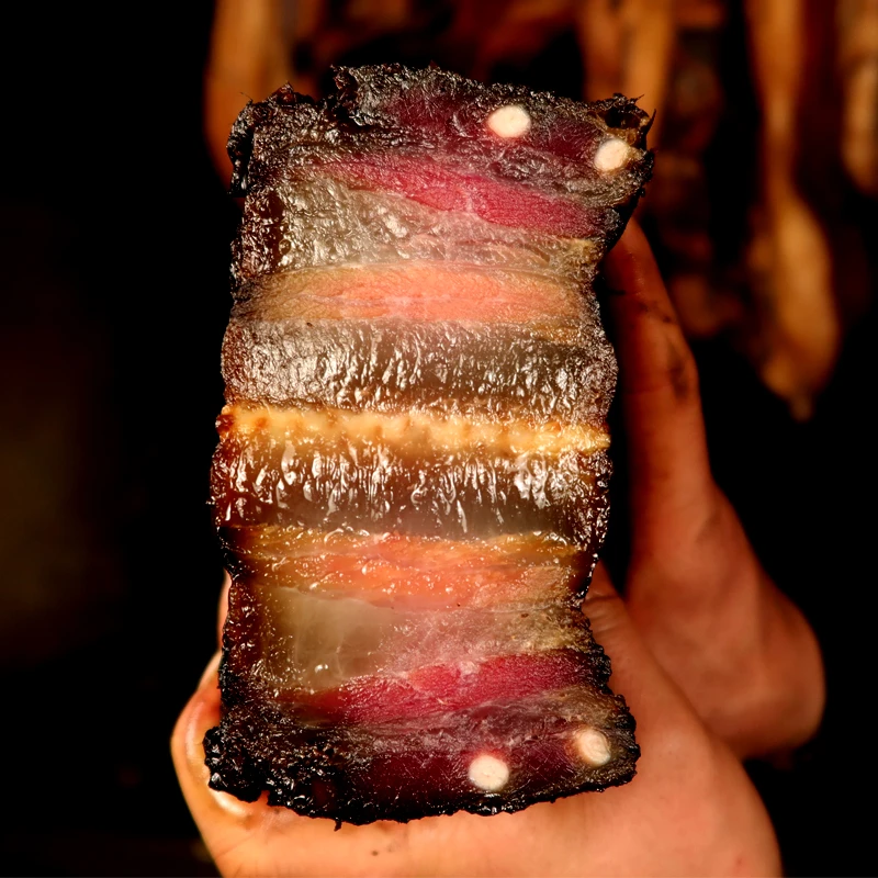 【3斤福利KS】湖南农家柴火烟熏土猪腊肉五花肉老腊肉熏肉腊味