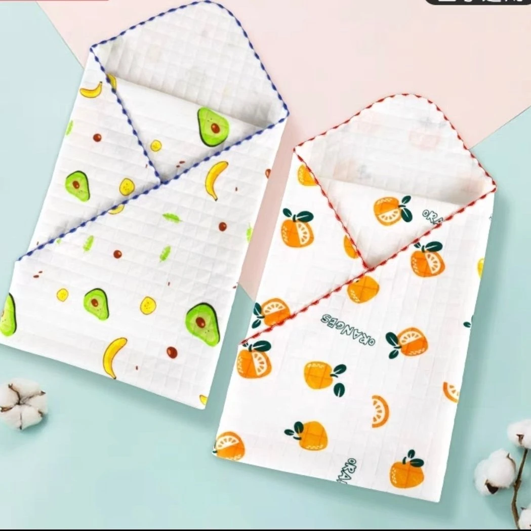 新生婴儿空气棉保暖包单秋冬宝宝加厚襁褓包巾抱被产房裹布加厚