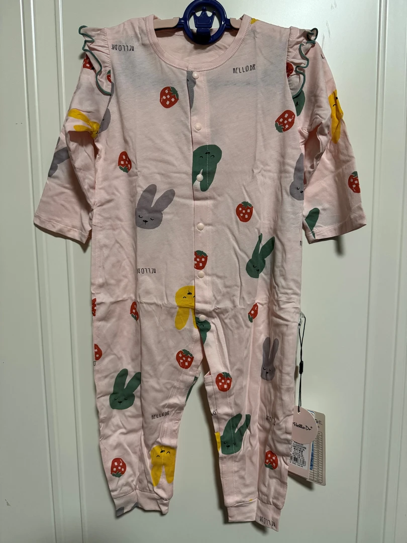 衣拉拉Hello.dr夏款冰川纯棉连体爬服婴儿印花长袖闭裆(No退No换)