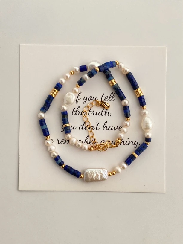 坠链均925银 PAPA·国潮新中式串珠|38+6cm项链