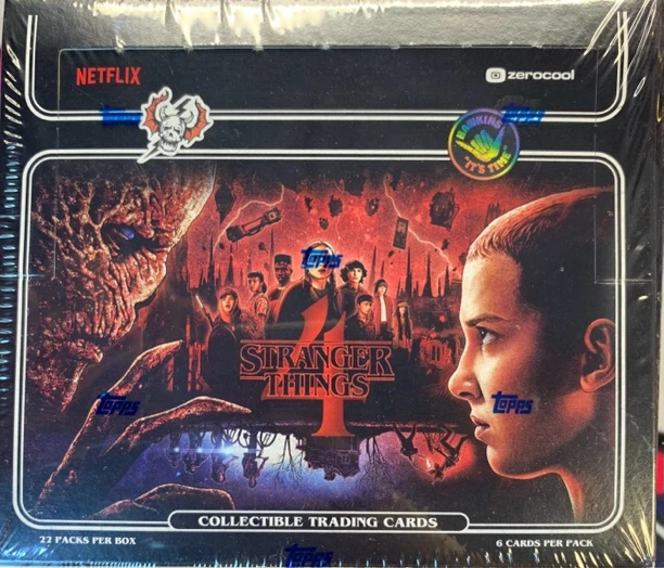 Topps 怪奇物语4 hobby收藏卡盒 1盒