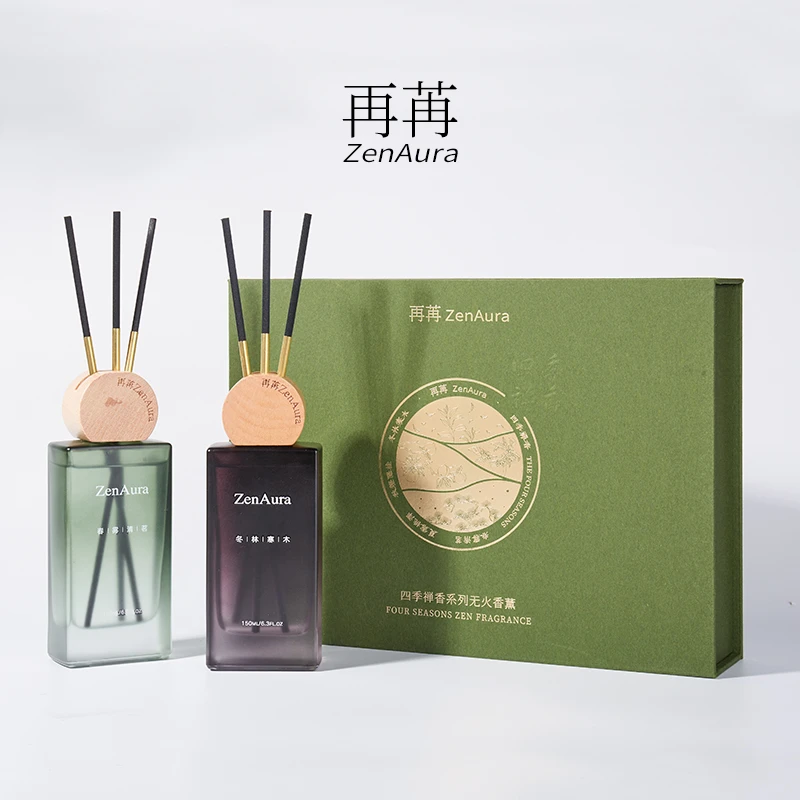四季禅香系列无火香薰礼盒室内持久无火香氛浪漫伴手礼品节日礼物
