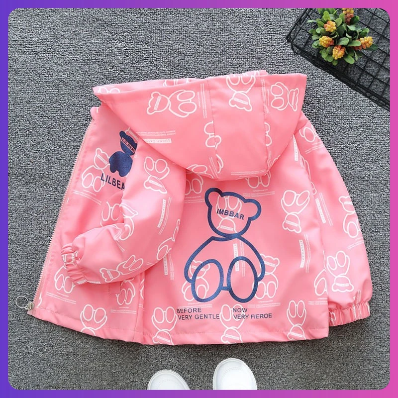 夹克风衣女童春秋款外套上衣2024休闲新款儿童中大童运动棒球男孩