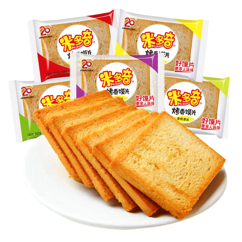 烤馍片香烤原味烤香馍片烤馍干馒头片零食整箱早餐食品饼干香酥