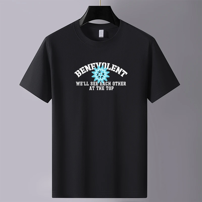 夏季新款印花短袖t恤男休闲百搭圆领半袖宽松透气大码男女同款T恤