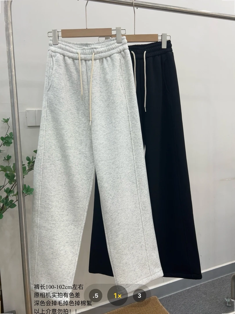 【七安倩】休闲卫裤拖地裤弯刀裤22212