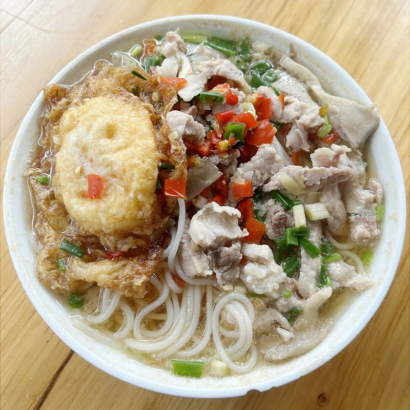 半干鲜米粉湖南特产衡阳耒阳新市街米粉自制早餐圆细中粗半干榨粉