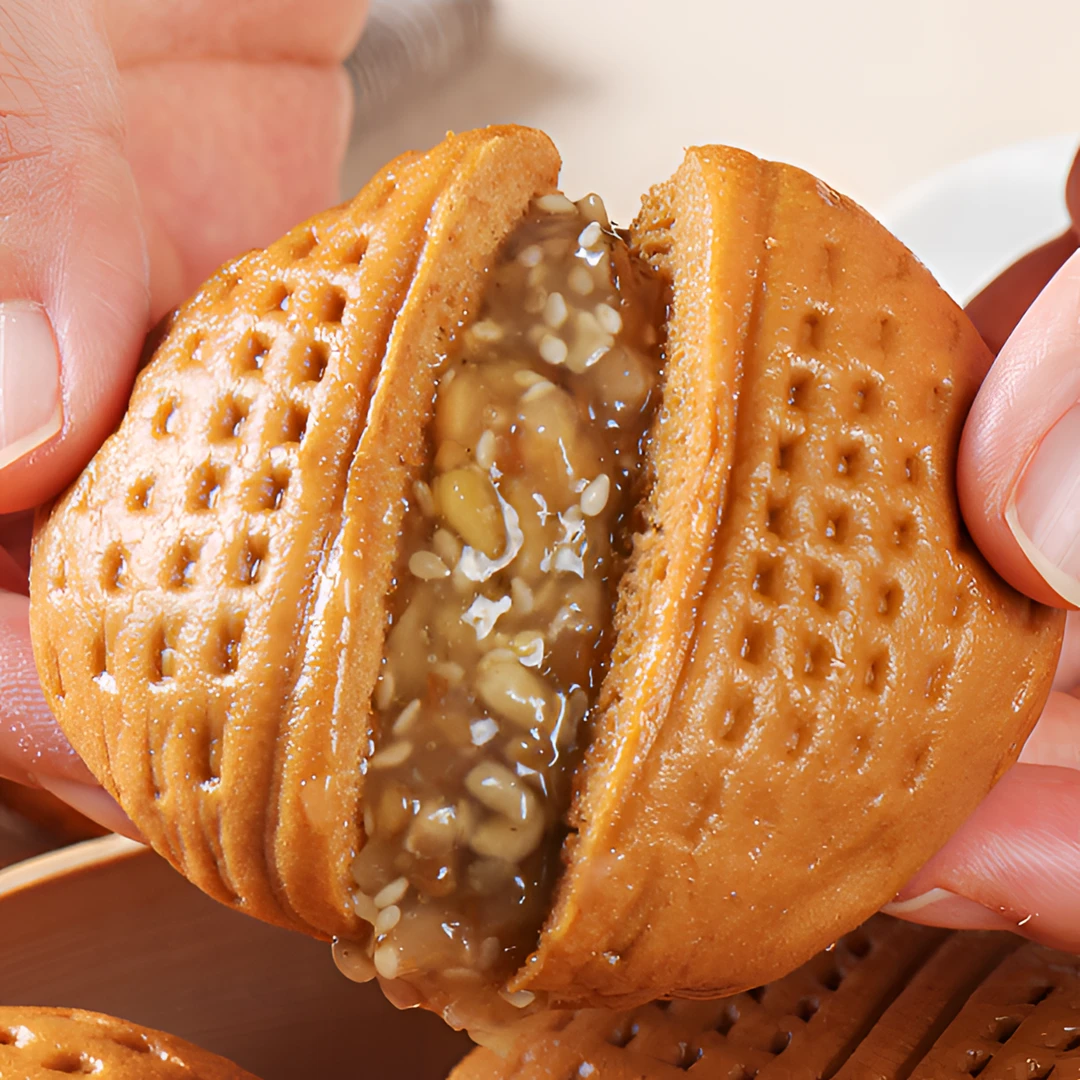 正宗广式点心流心核桃包 300g/袋 拍2袋送2袋叉烧包1袋核桃包