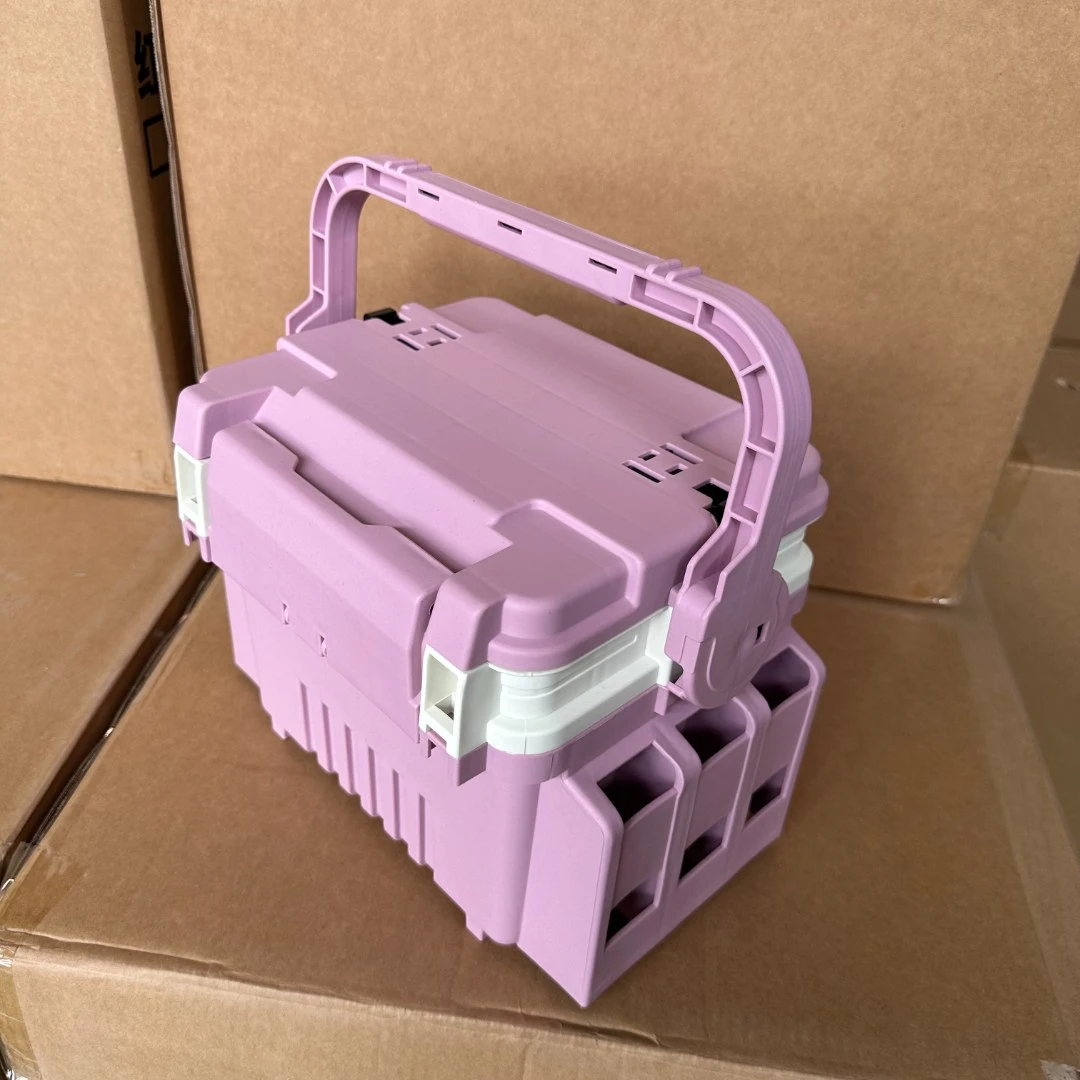 多功能路亚箱插杆可坐钓鱼箱加厚超轻海钓矶钓箱大容量收纳箱耐用