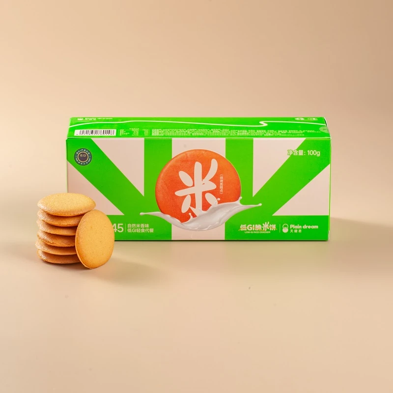 天健君低GI脆米饼轻盈健康零蔗糖独立小袋易携带小零食