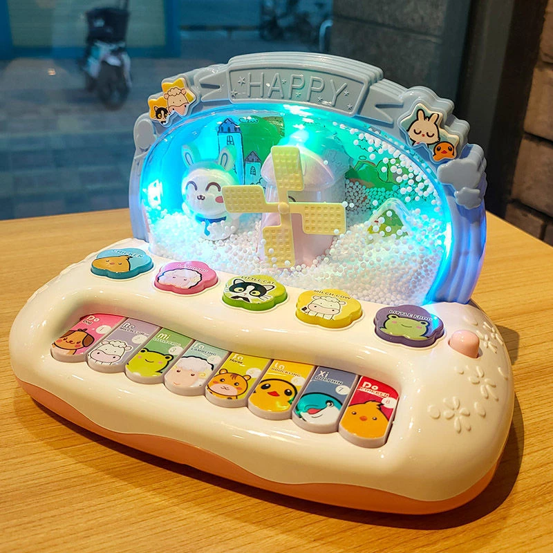 儿童音乐琴0-1-3岁婴幼儿早教益智宝宝雪花电子琴6-12男女孩玩具