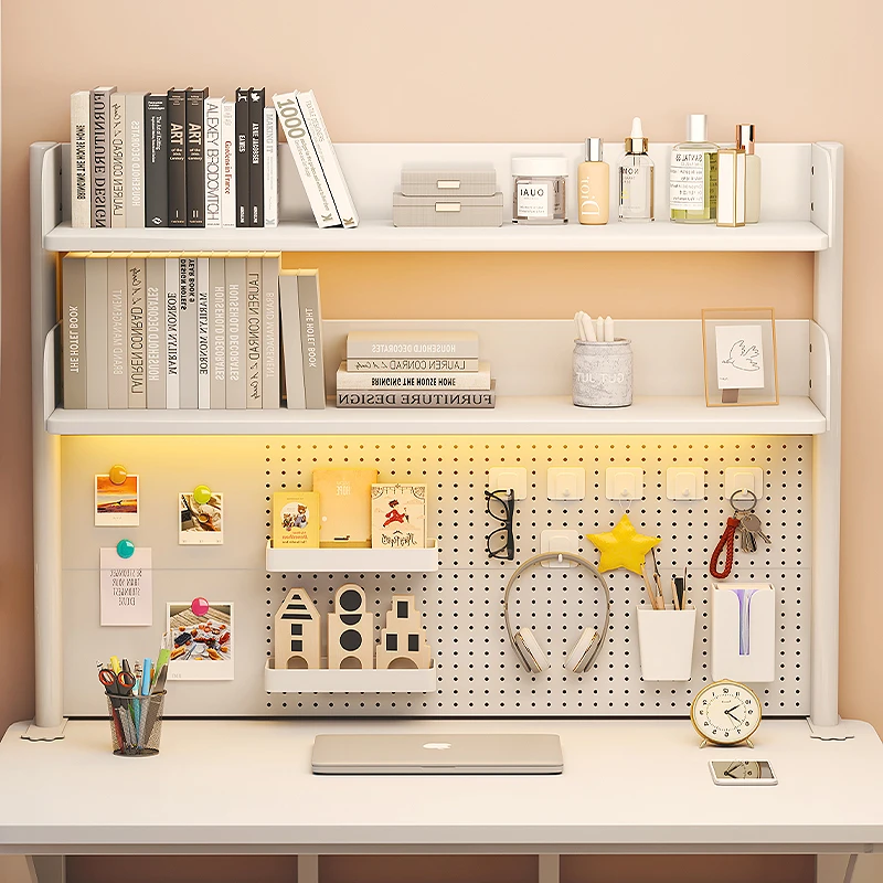 桌面置物架可拆卸洞洞板书桌学生家用办公书架收纳整理架储物架子