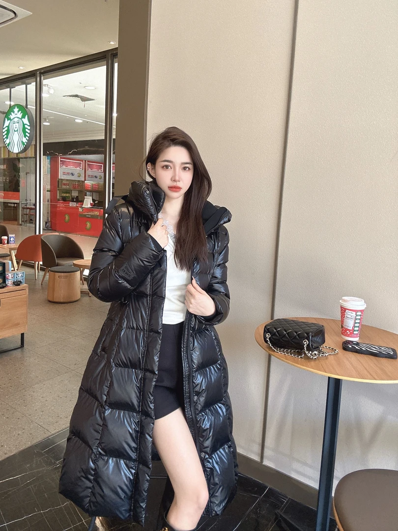 2024冬季长款新国标90白鹅绒外套新国标羽绒服