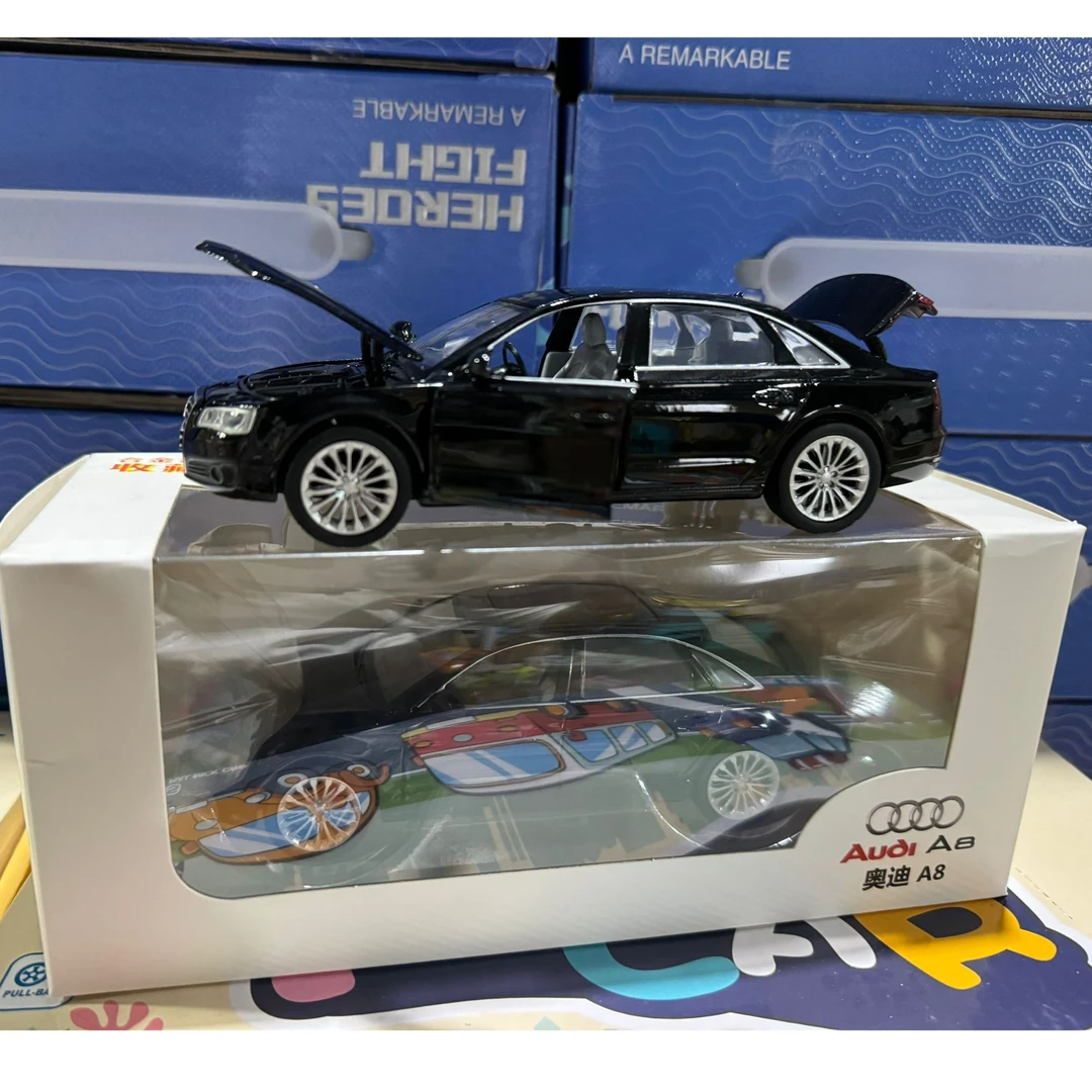 A8黑玩具车带声光科学带回力