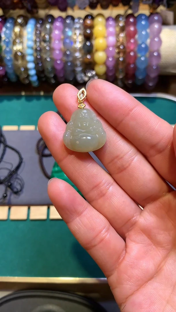 【闪购商品】和田玉吊坠(不含链)未镶嵌和田晴水佛公吊坠
