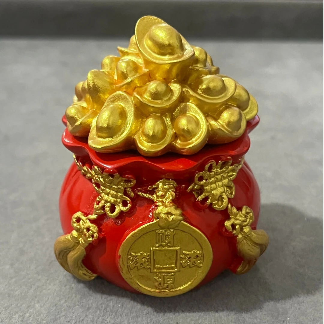 才源滚滚钱袋子摆件/个FL-2988