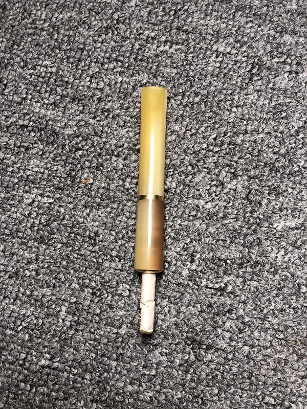 纯天然牛角烟嘴细支专用款带过滤芯