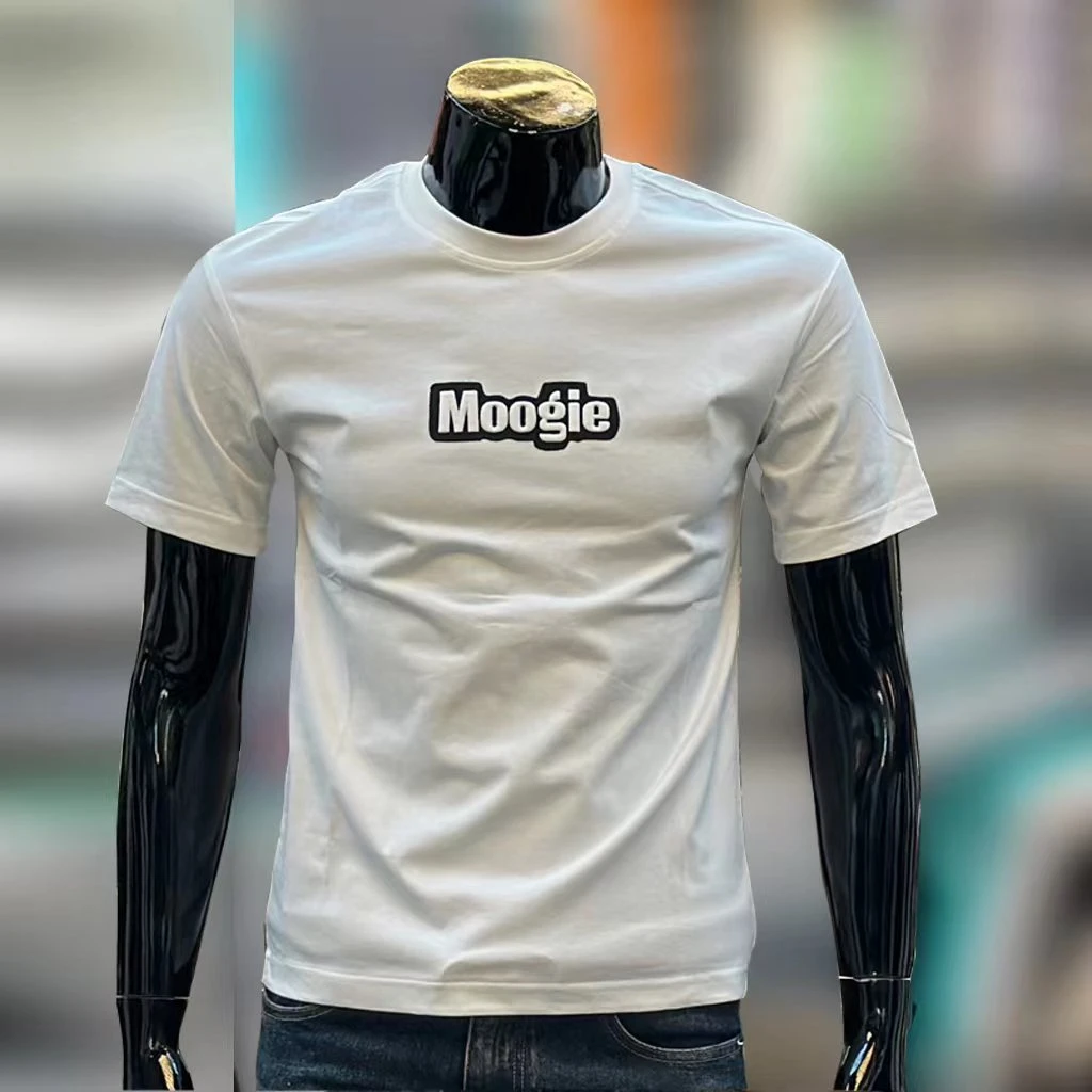 772 男士短袖T恤夏季新款精神小伙半袖潮牌修身潮流圆领打底衫男T