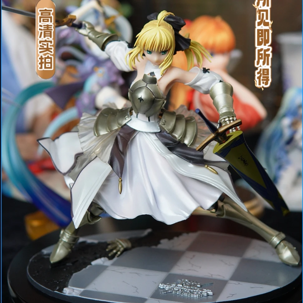 FATE 命运长夜 FGO 遥远的理想乡saber lily白塞巴莉莉 手办模型