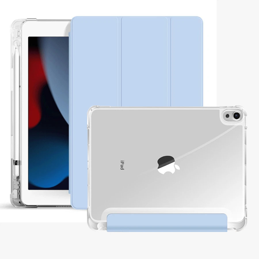 适用iPad9保护套防摔10.2透明5678代Air4510.9气囊Pro11寸全包9.7