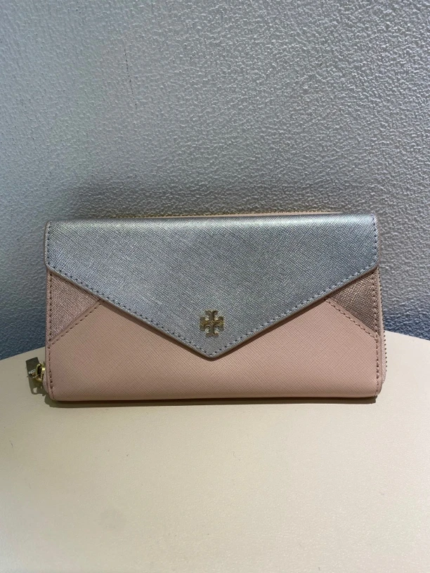 99新  蔚蓝中古北京 汤丽柏琦TB钱包长款1117915