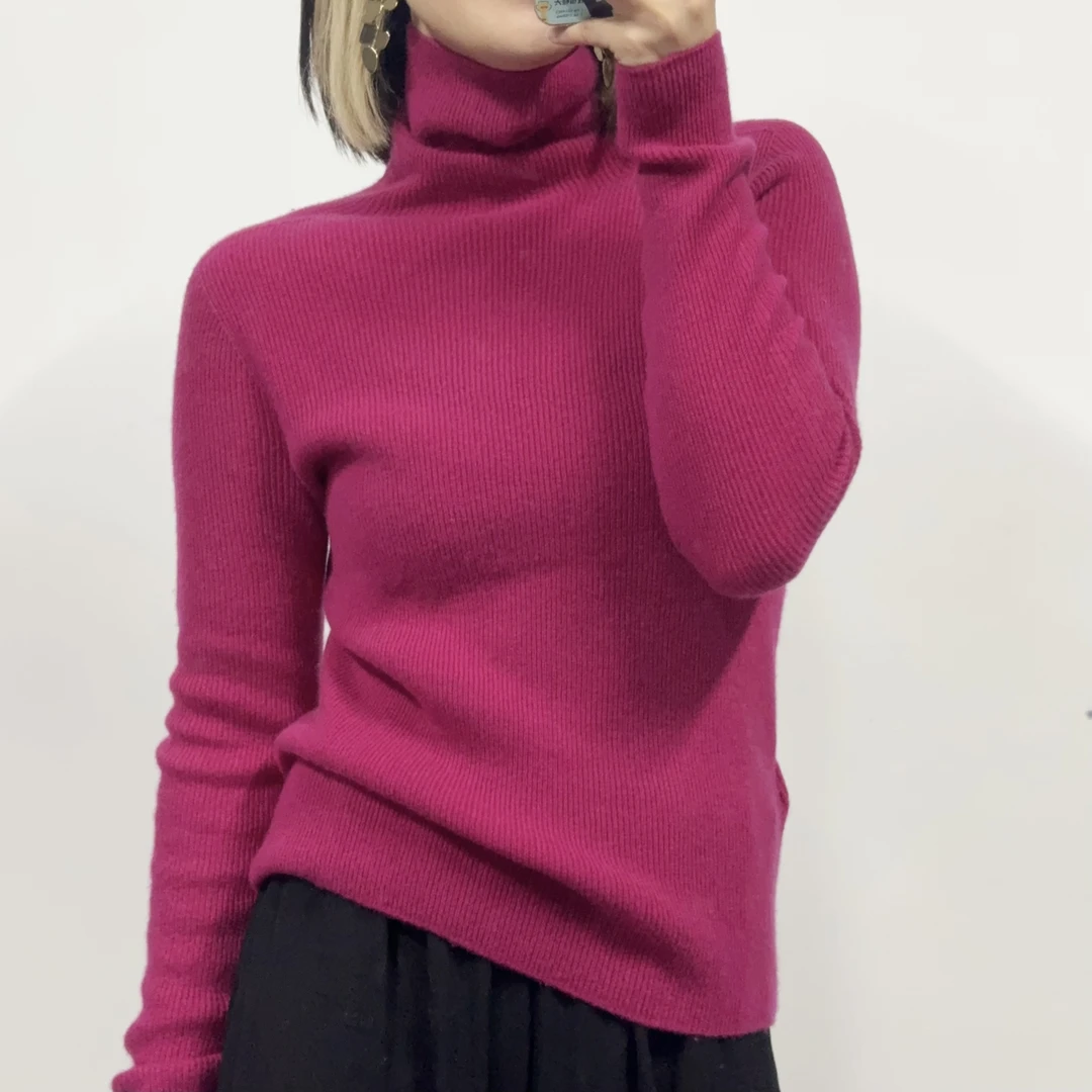 女款预售孤品多款式复合链接 【100%纯山羊绒】 羊绒衫女